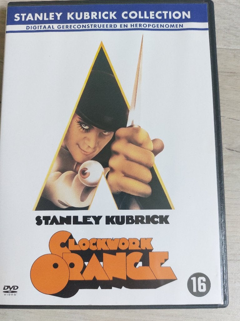 DVD A Clockwork Orange (1971) Stanley Kubrick collection, Ophalen, Engels, Vanaf 16 jaar, Nederlands
