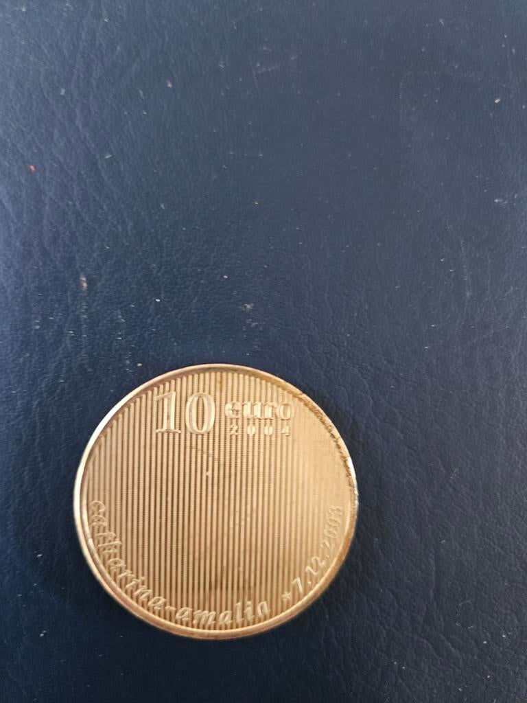 10 Euro Zilveren Munt Beatrix Amalia 2003, Koningin Beatrix, Euro's, Ophalen of Verzenden, Losse munt