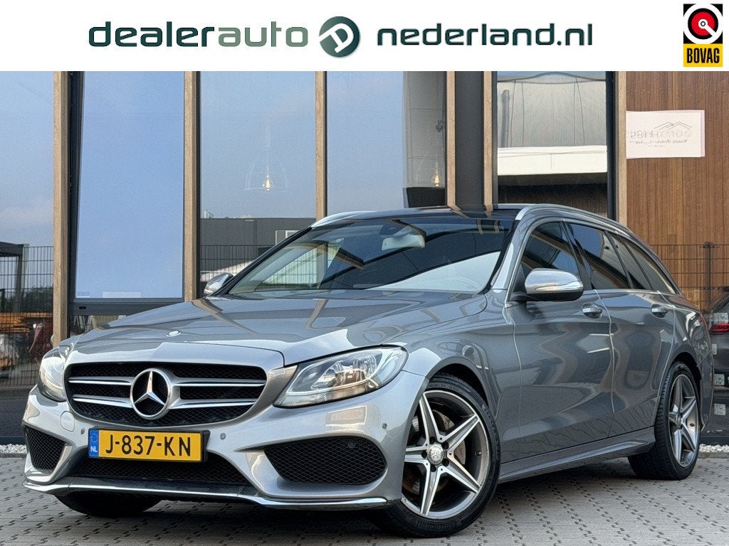 Mercedes-Benz C-Klasse Estate 200 CDI amg line | Panorama-da, Dealer onderhouden, 136 pk, Gebruikt, Euro 6