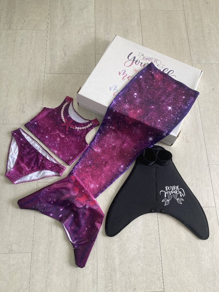 Zeemerminstaart monovin van Mermaid Sisters, Meisje, Ophalen of Verzenden, Zo goed als nieuw, Zwem-accessoire