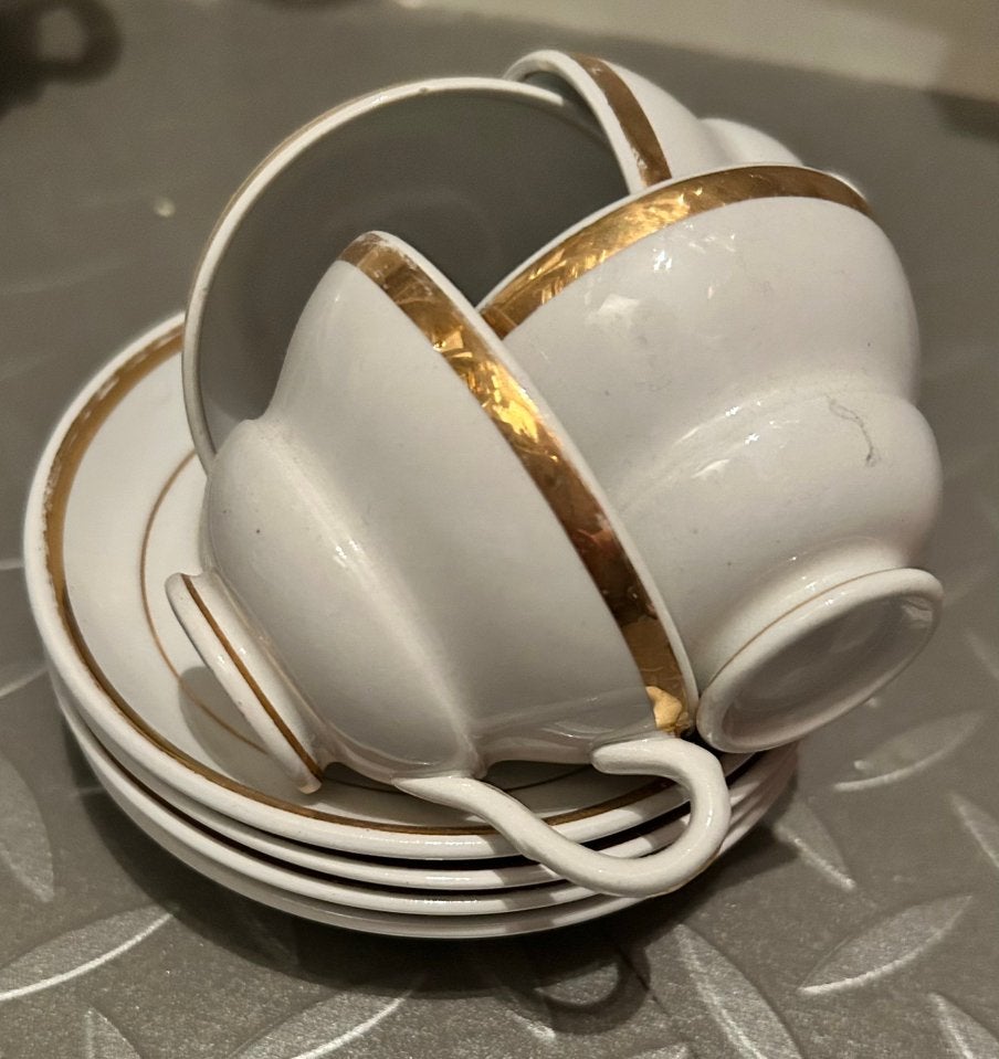 Petrus Regout kinderservies Berlijn 4 kop en schotels, Ophalen of Verzenden