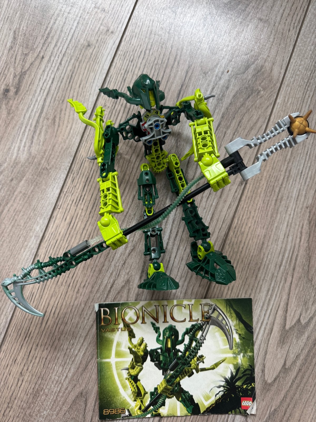 Lego Bionicle Vastus 8986 met instructies, Bionicle, Lego, Ophalen of Verzenden, Zo goed als nieuw