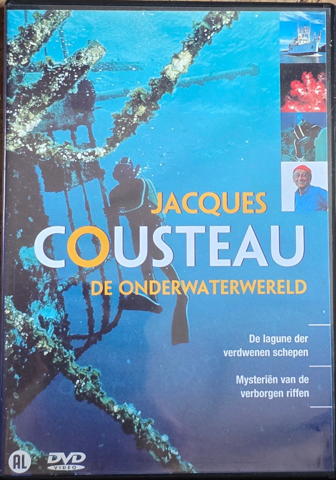 Jacques Cousteau: De Onderwaterwereld DVD - Documentaire, Alle leeftijden, Nederlands, Natuur, Ophalen of Verzenden
