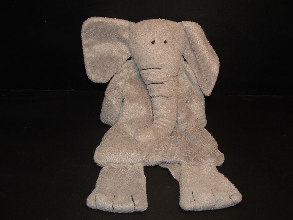 DIFRAX OLIFANT ELLIOT KNUFFELDOEK GROOT VELOURS GRIJS, Ophalen of Verzenden, Nieuw, Overige typen