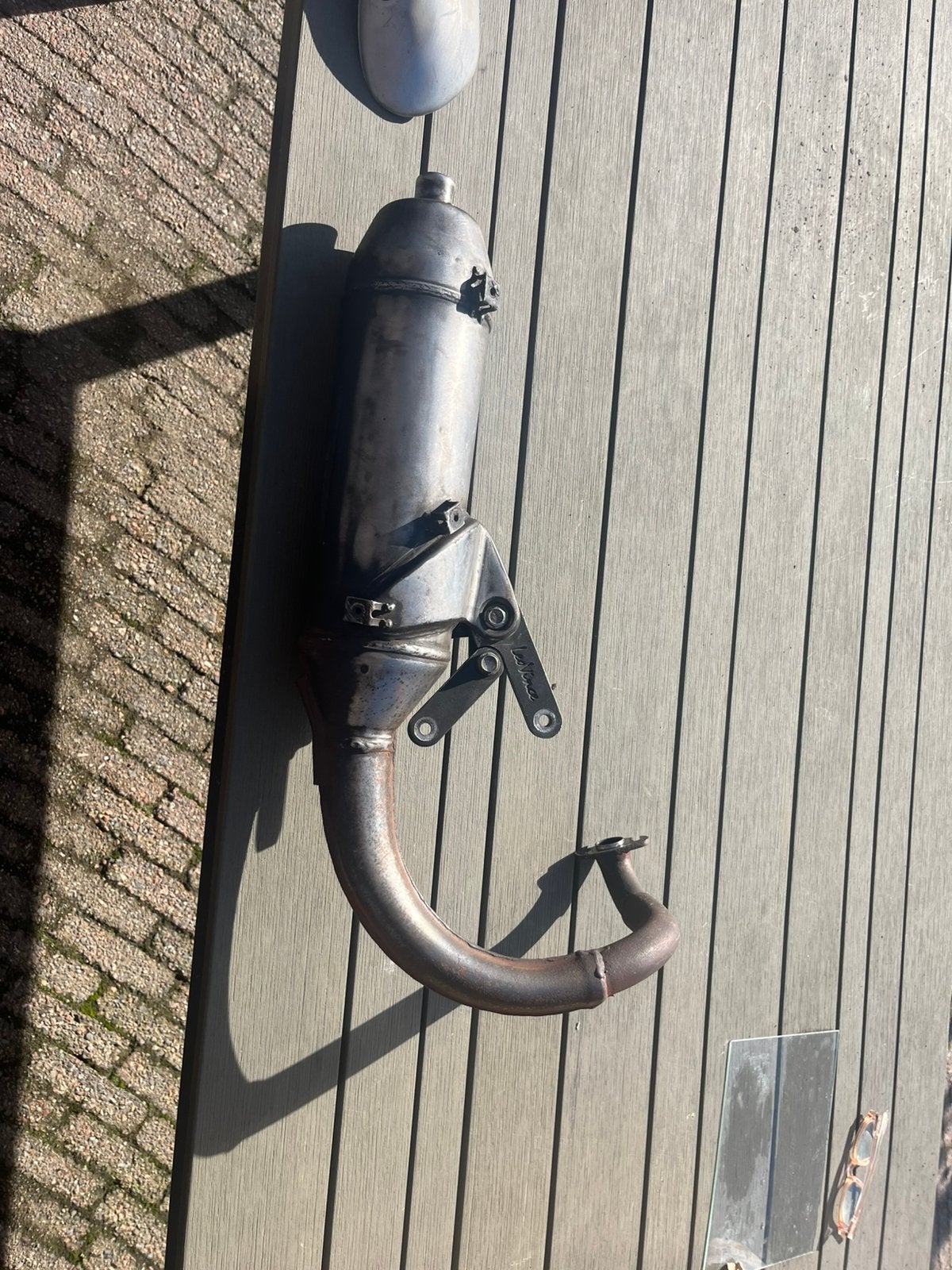 Sito plus uitlaat peugeot verticaal, Fietsen en Brommers, Ophalen of Verzenden, Zo goed als nieuw, Uitlaat, Peugeot