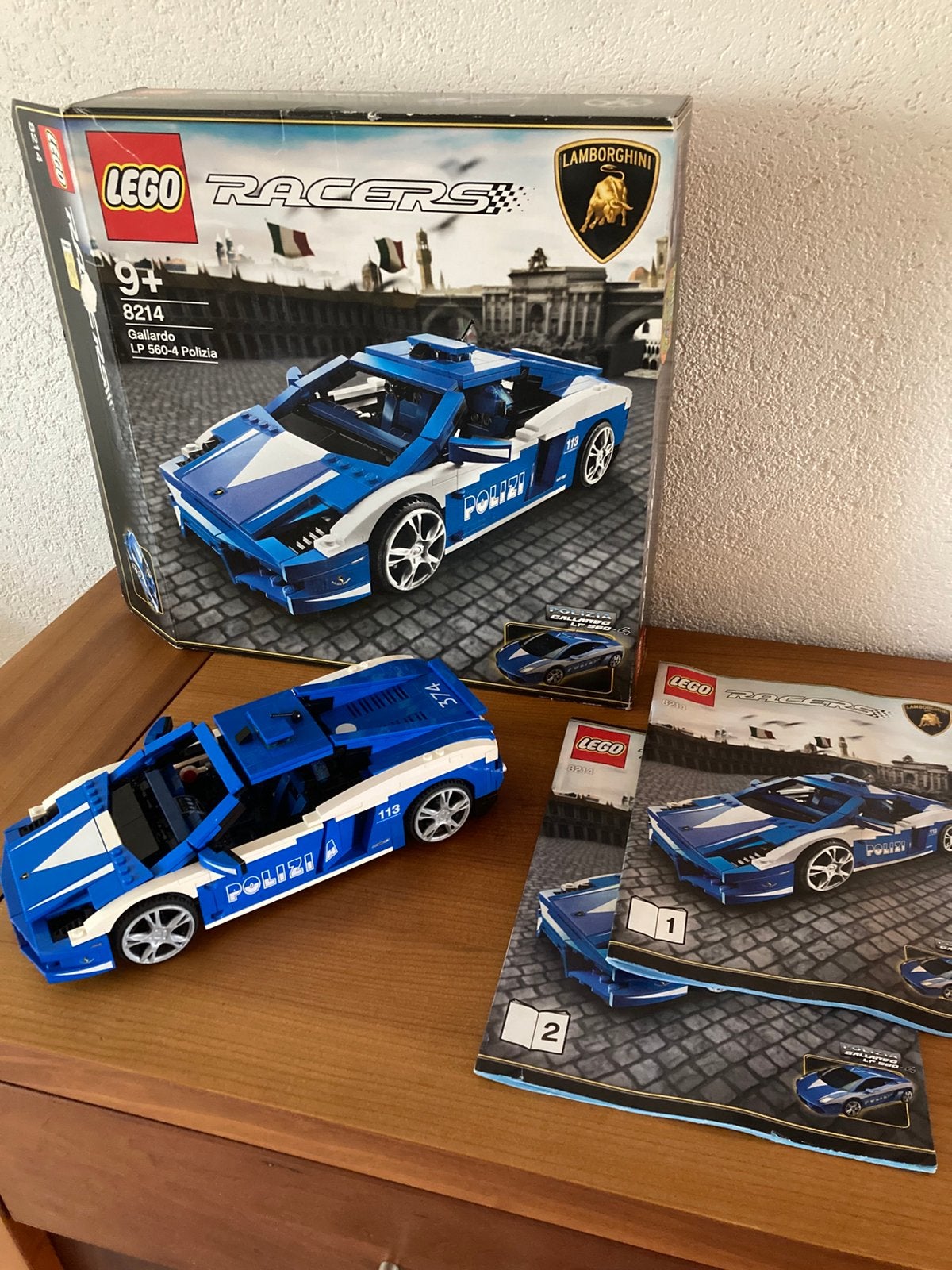 Lego Lamborghini 8214, Inclusief instructies, Gebruikt, Lego, Overige typen