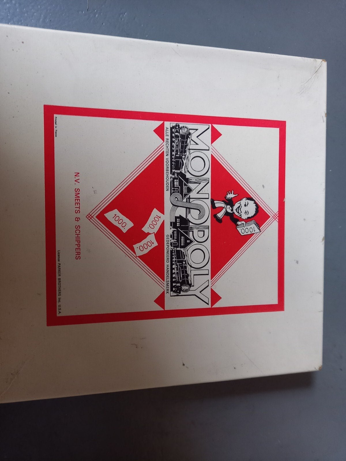 oud monopoly spel, Hobby en Vrije tijd, Gezelschapsspellen | Bordspellen, Drie of vier spelers, Ophalen, Gebruikt