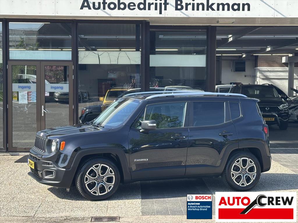 JEEP Renegade 1.4 MultiAir 140pk FWD DDCT Limited Black edit, Gebruikt, 4 cilinders, Zwart, 600 kg