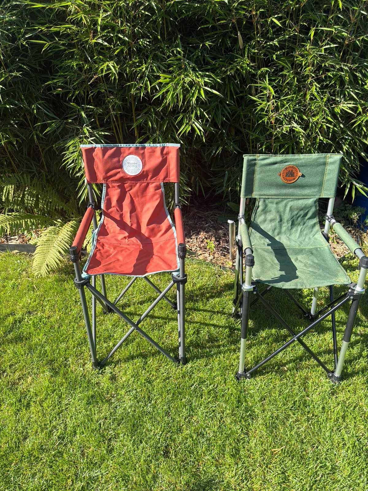 2x Wander wonder kinder camping stoelen, Caravans en Kamperen, Kampeermeubelen, Ophalen, Zo goed als nieuw, Campingstoel