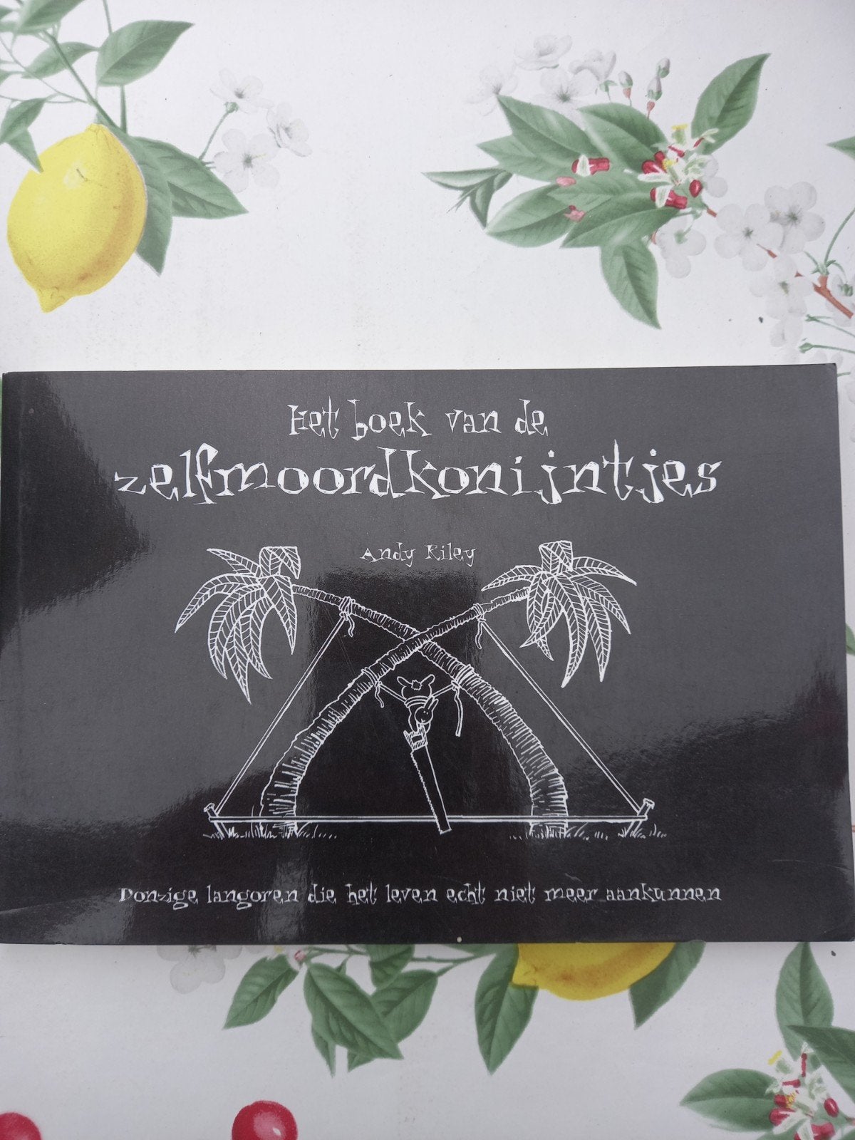 M5 Andy Riley - Het boek van de zelfmoordkonijntjes, Eén stripboek, Ophalen of Verzenden, Zo goed als nieuw, Andy Riley