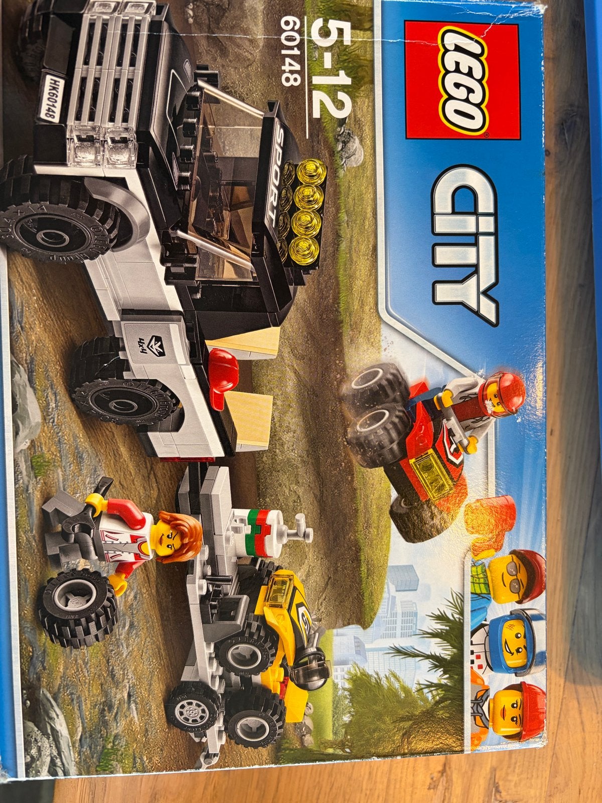 LEGO City 60148 Racebuggy en off-road truck (onderdelen miss, Ophalen of Verzenden, Gebruikt