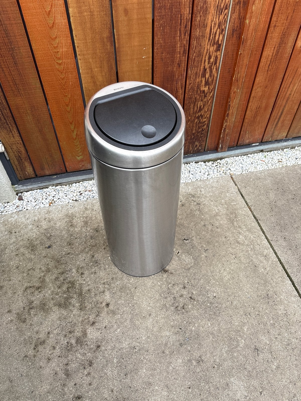 Brabantia prullenbak, RVS, 30 liter, Ophalen, 50 – 75, Gebruikt, 20 tot 30 liter