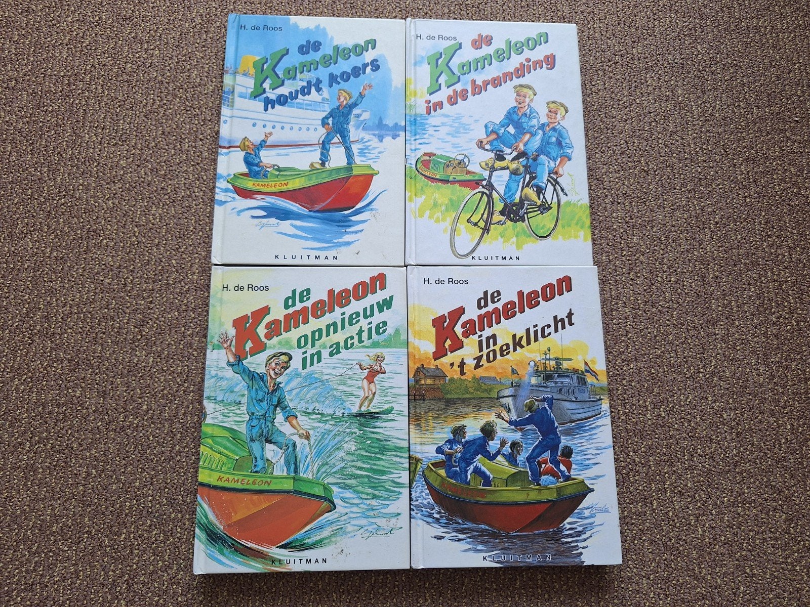 De Kameleon boeken - 4 delen van H. de Roos, Boeken, Ophalen of Verzenden, Gelezen, H. de Roos