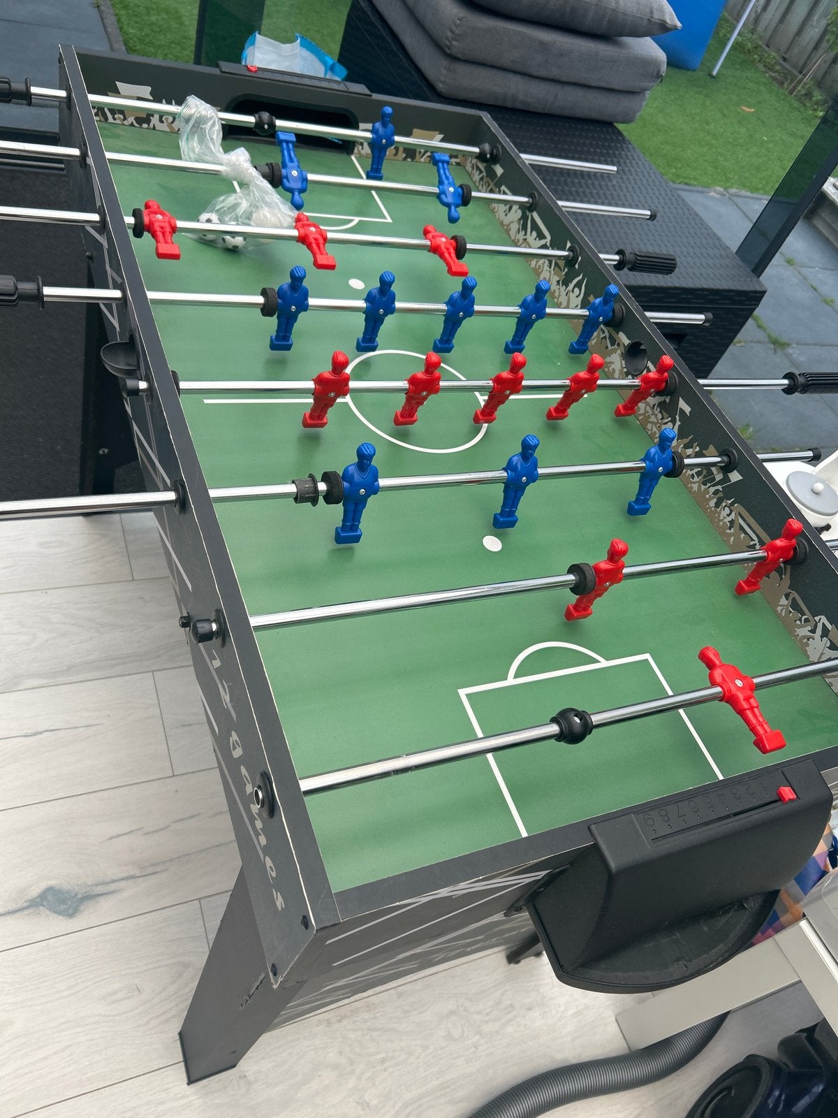 2-in-1 Tafelvoetbal en Pooltafel -, Ophalen of Verzenden, Gebruikt