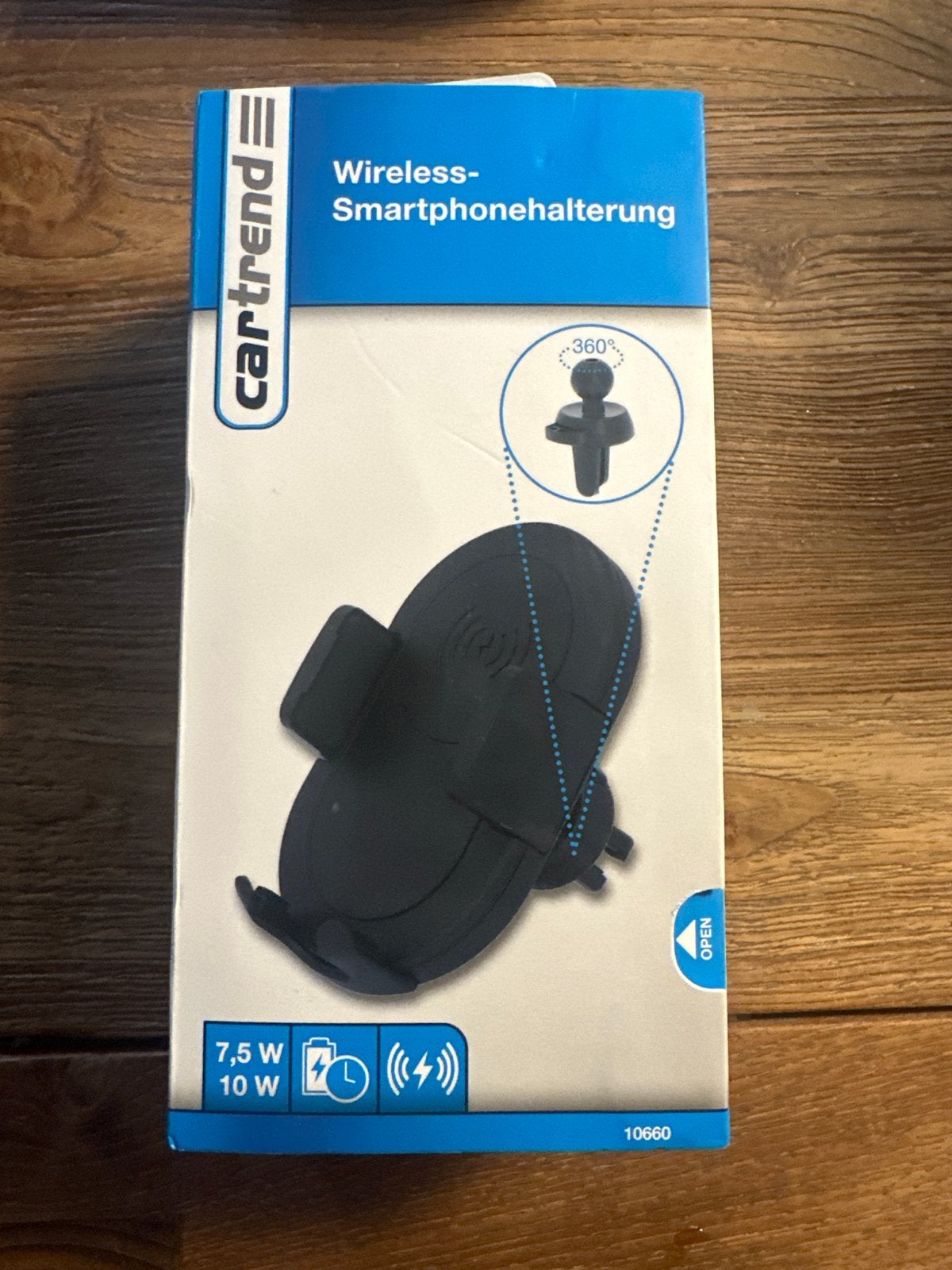Cartrend Draadloze Smartphonehouder met Oplader, Ophalen of Verzenden, Nieuw, Auto