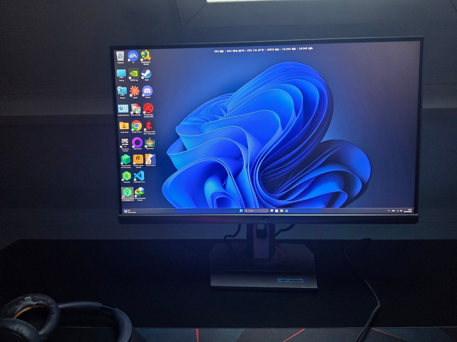 ASUS ROG Strix XG27UCS 27 inch 4K Gaming Monitor – 160Hz