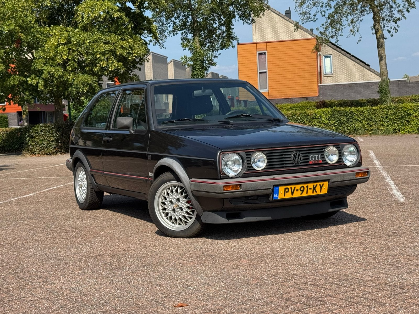 Volkswagen Golf org. NL 1.8 GTI 16V 1986 Zwart, Voorwielaandrijving, 4 cilinders, 138 pk, Zwart