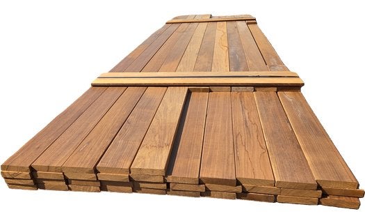 Diverse Partijen geschaafde hardhouten planken 20x90 mm, Ophalen, Planken, Nieuw, Hardhout