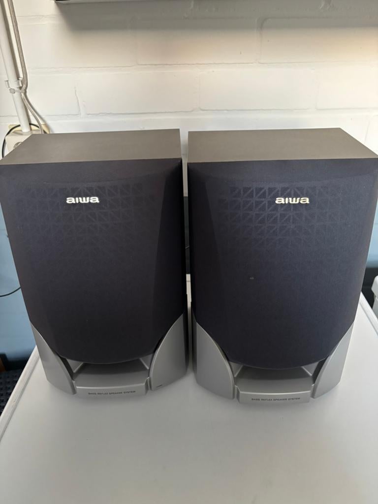 2 luidspreker boxen Aiwa, Audio, Tv en Foto, Overige merken, Gebruikt, Ophalen of Verzenden, 120 watt of meer