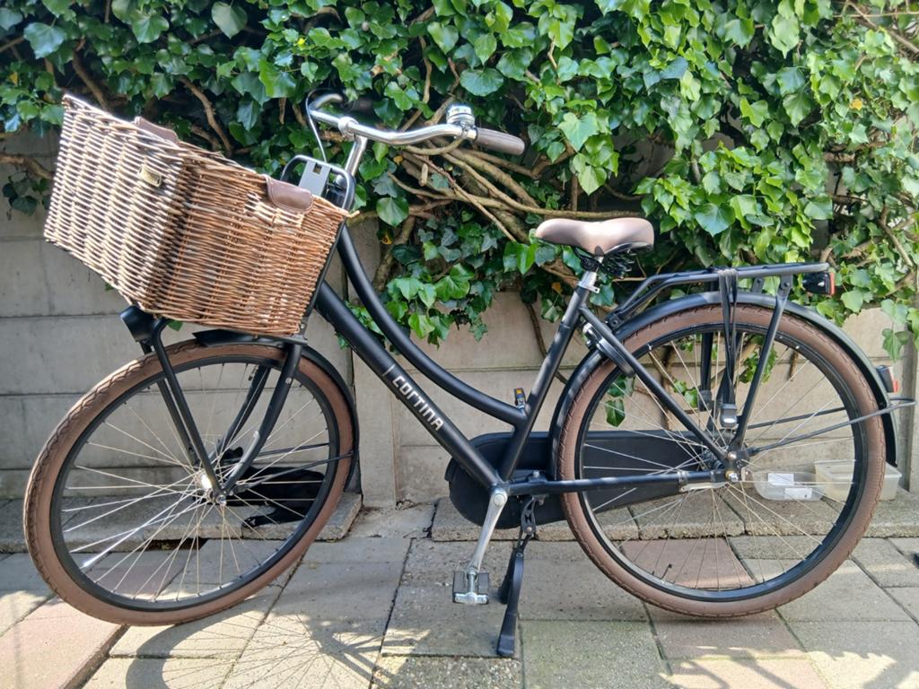 Nette Cortina u4 transportfiets 50 damesfiets/ meisjesfiets, Terugtraprem, Gebruikt, Cortina U4 transportfiets, Versnellingen