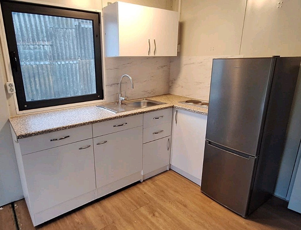 Keuken blok te koop, Huis en Inrichting, Keuken | Complete keukens, Ophalen, Gebruikt, Wit, Overige typen