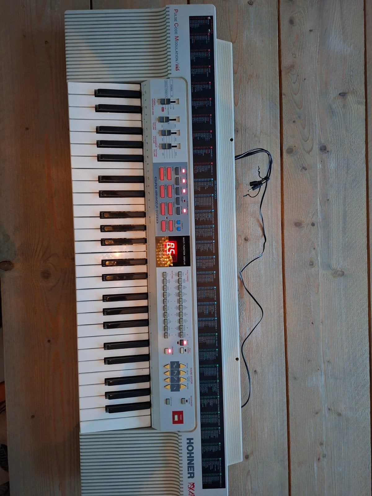 Vintage Hohner PSK 45 Keyboard uit de Jaren '80 met MIDI, Muziek en Instrumenten, Keyboards, Ophalen of Verzenden