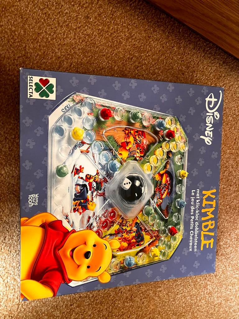 Disney Kimble Winnie de Poeh bordspel, Drie of vier spelers, Ophalen of Verzenden, Zo goed als nieuw