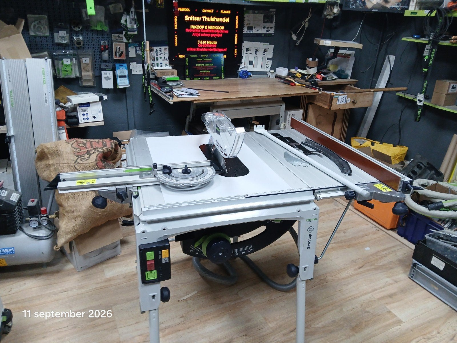 Festool Zaagtafel., Ophalen, Gebruikt, Cirkelzaag, -