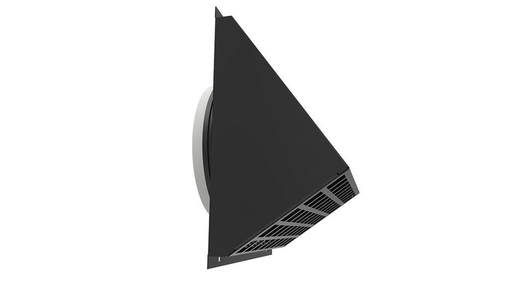 COMAIR MR 174 Z Geveldoorvoer Aluminium Zwart, Doe-het-zelf en Verbouw, Ophalen of Verzenden, Nieuw