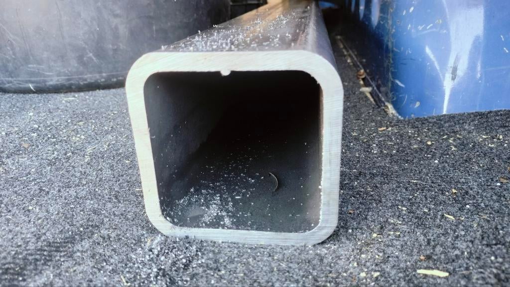 Kokerprofiel 100x100x8 mm, 2300 mm lang, Ophalen, Gebruikt, IJzer