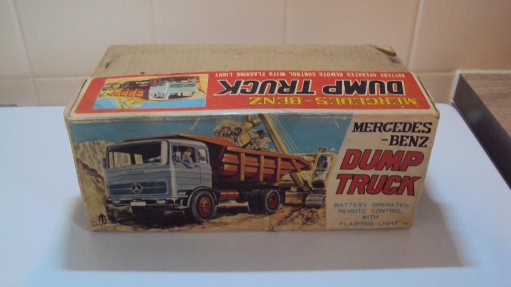 blikken camion Merceders japan periode 1940, Antiek en Kunst, Antiek | Speelgoed, Ophalen of Verzenden