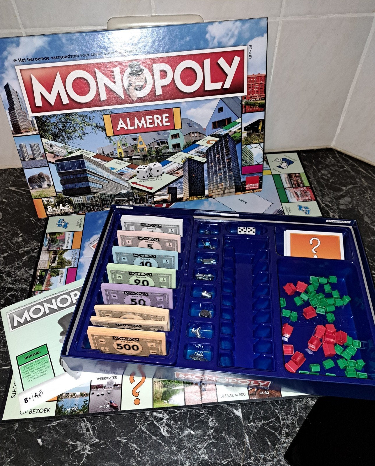 Monopoly Almere, Hobby en Vrije tijd, Gezelschapsspellen | Bordspellen, Ophalen of Verzenden, Zo goed als nieuw