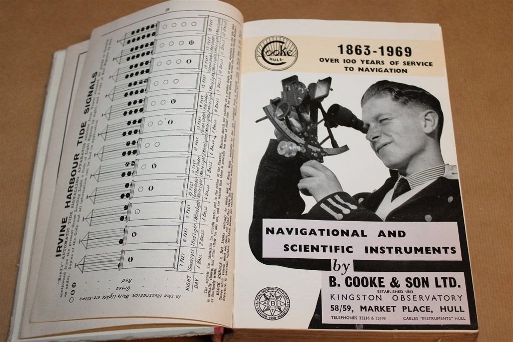 Browns Nautical Almanac 1969 — Getijdentabellen en Zeevaart, Gebruikt, -, -, Ophalen of Verzenden