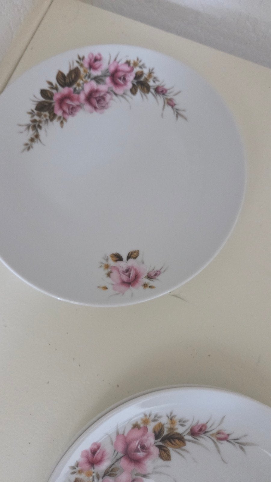 Royal Schwabap borden met rozenmotief, Ophalen