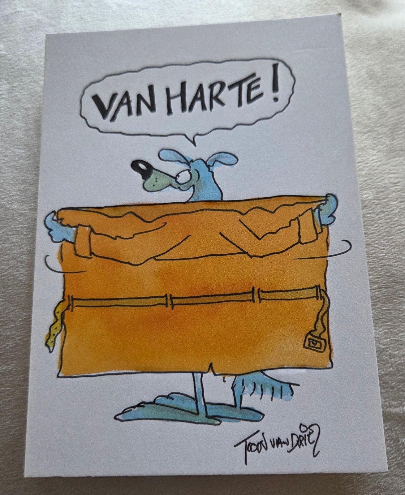 Hond potloodventer - Toon van Driel, Verzenden, 1980 tot heden, Ongelopen, Overige thema's