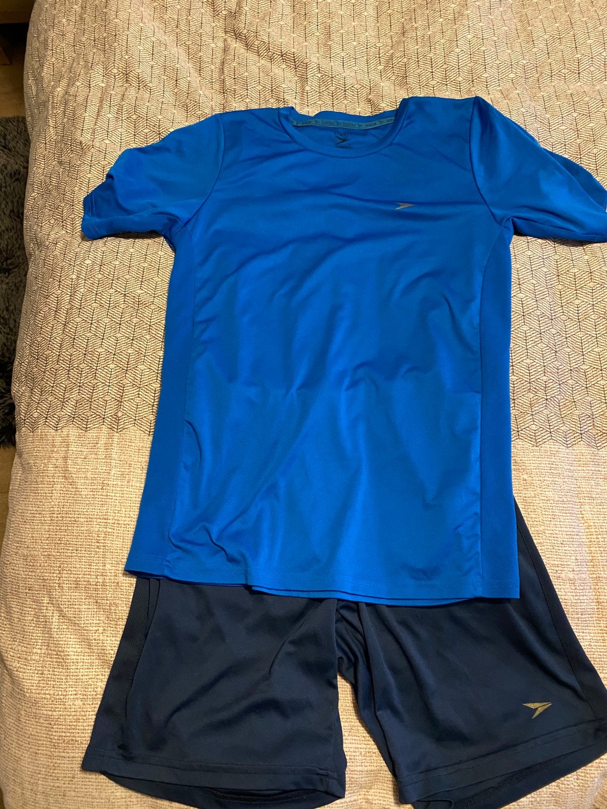 Gymkleding maat 170/176, Ophalen, Blauw, Zo goed als nieuw, Voetbal