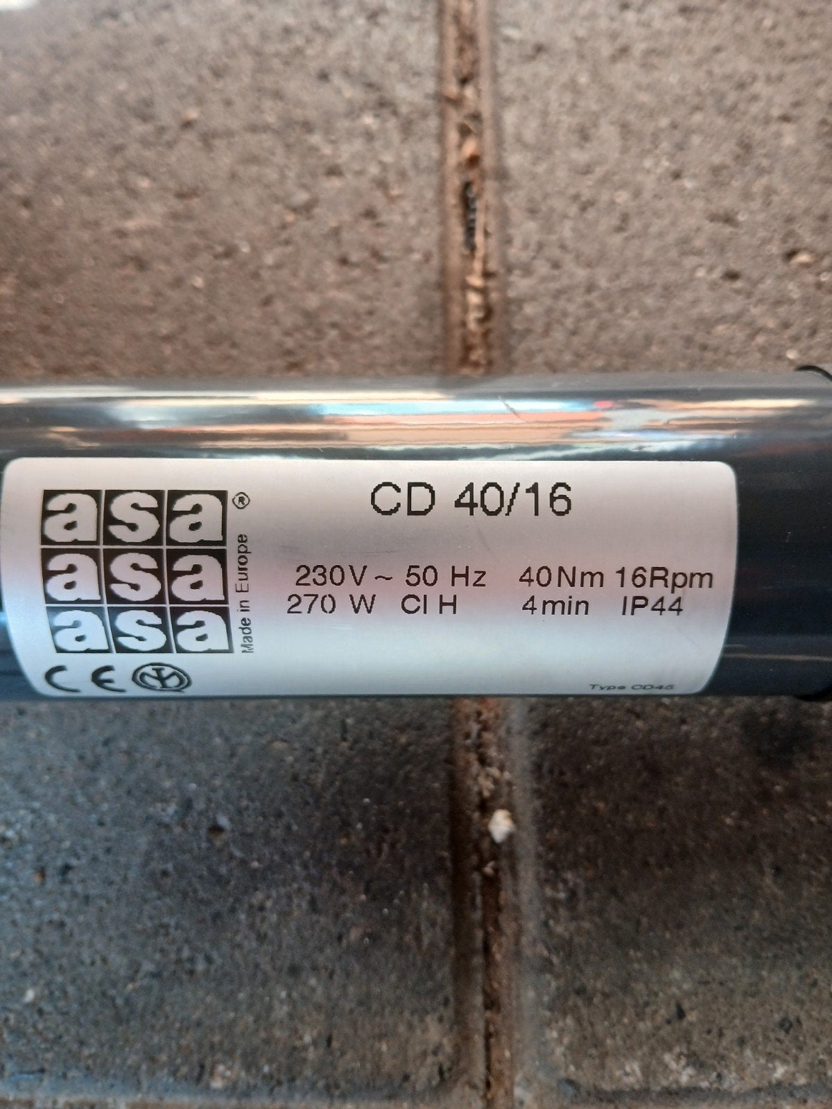 asa motor  40 Nm, Gebruikt, Minder dan 100 cm, Wit, Ophalen of Verzenden