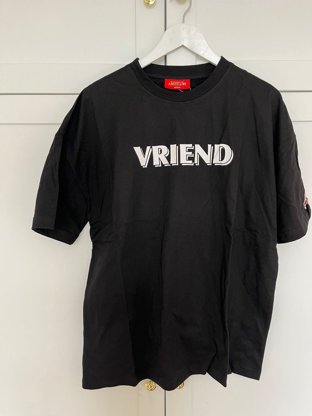 Vrienden van Amstel T-shirt Zwart Maat M, Ophalen of Verzenden, Nieuw, Maat 46 (S) of kleiner, Zwart