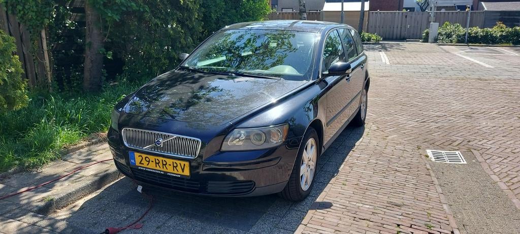Volvo V50 1.8 2005 Zwart, Auto's, Volvo, Voorwielaandrijving, 1281 kg, 4 cilinders, Zwart
