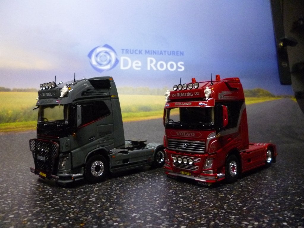 Tekno Set Volvo's Weeda met certificaat, Hobby en Vrije tijd, Modelauto's | 1:50, Ophalen of Verzenden, Nieuw, Bus of Vrachtwagen