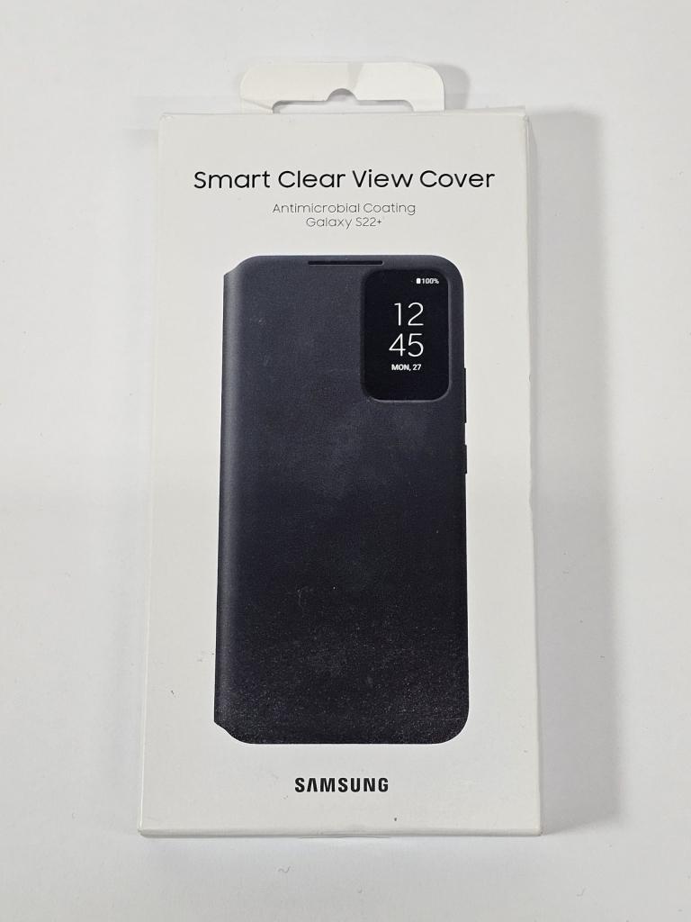 Samsung Galaxy S22 Plus Clear View Cover Zwart
