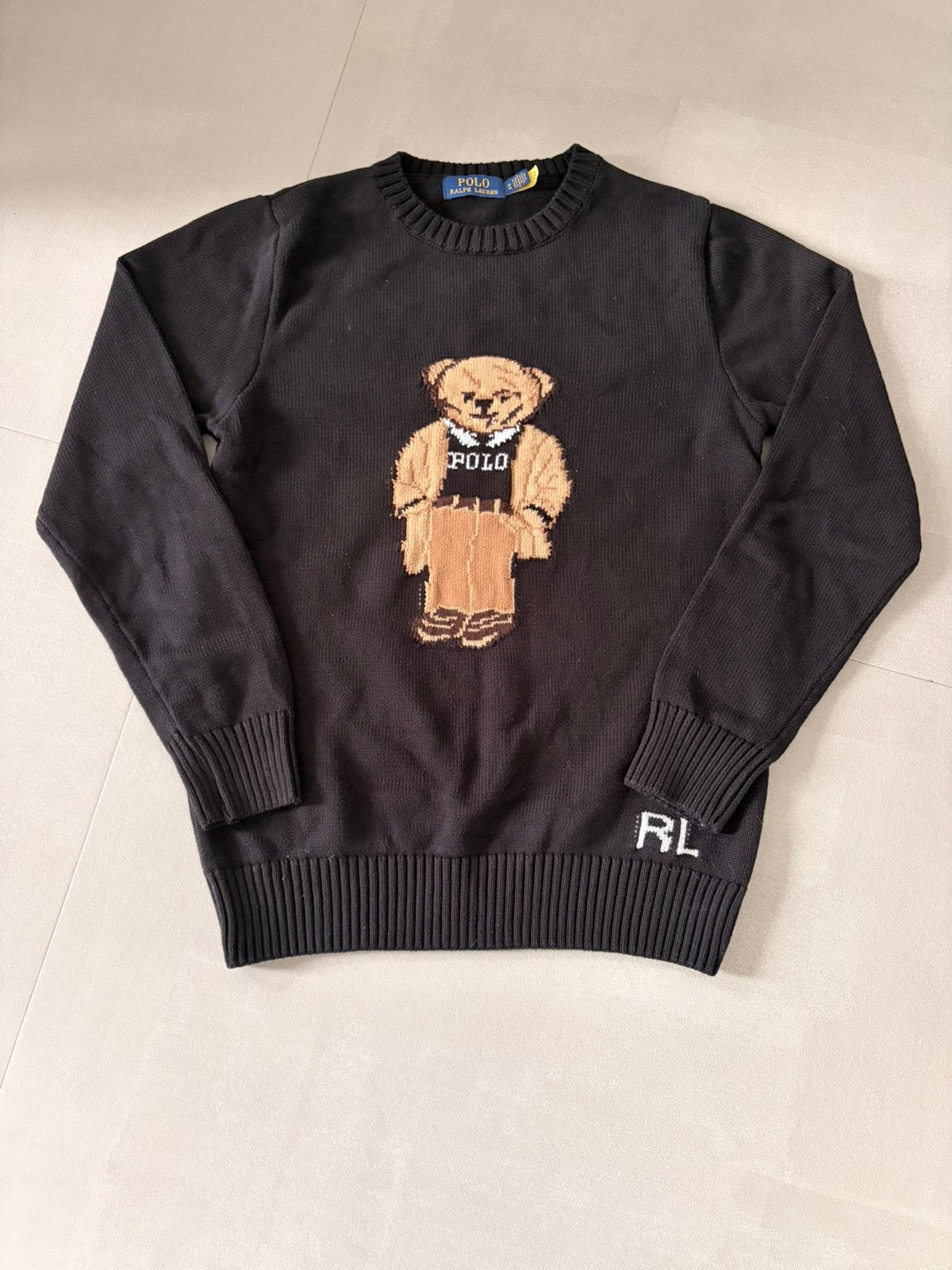 Ralph lauren sweater, Ophalen of Verzenden, Zo goed als nieuw, Maat 48/50 (M), Zwart