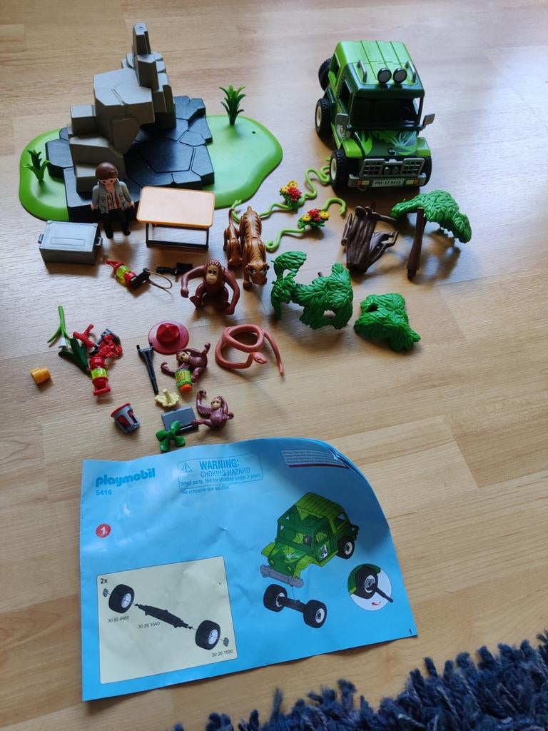 Playmobil Terreinwagen met beschermde dieren 5416, Kinderen en Baby's, Speelgoed | Playmobil, Ophalen of Verzenden, Zo goed als nieuw