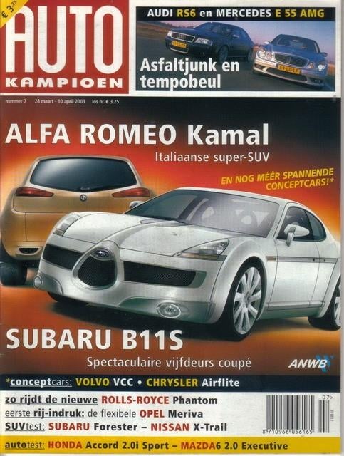 Autokampioen 7 2003 : Audi RS6 - Mercedes Benz E55 AMG - AMC, Ophalen of Verzenden, Gelezen, Algemeen