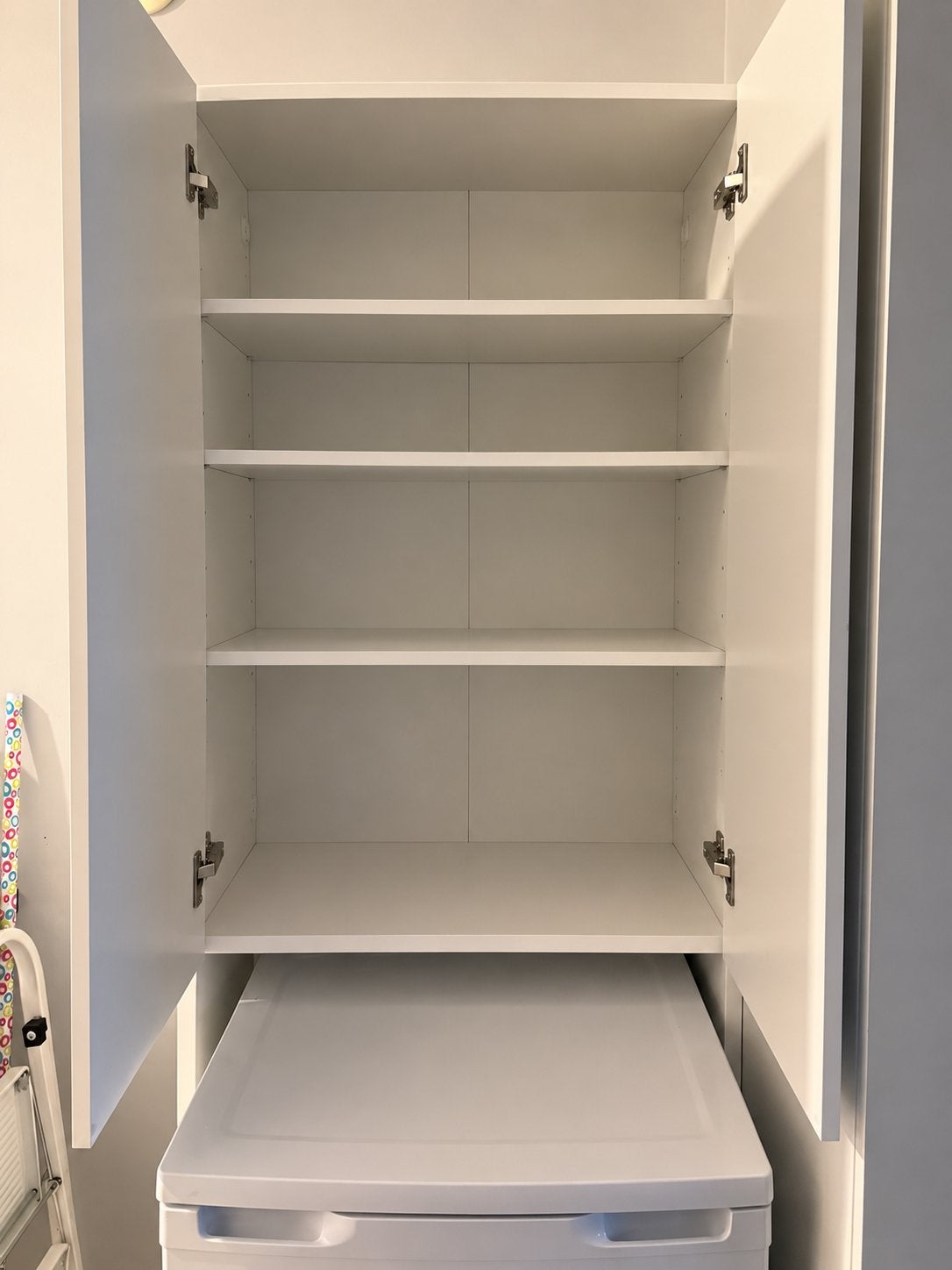 Nysjon ikea wasmachinekast met planken, Ophalen of Verzenden, Gebruikt