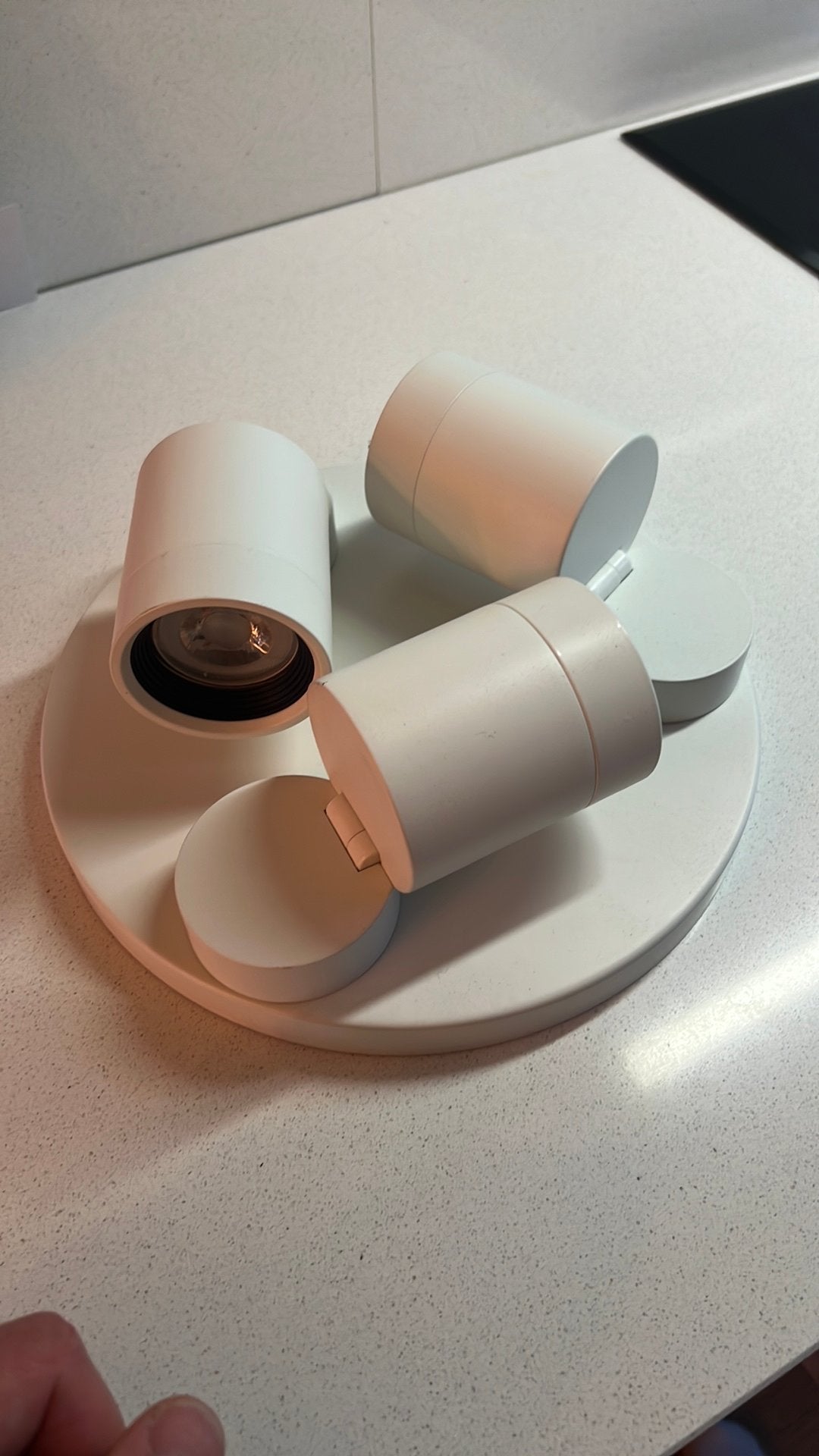 Ikea Nymane plafondlamp spots, Metaal of Aluminium, Ophalen of Verzenden, Zo goed als nieuw, Led