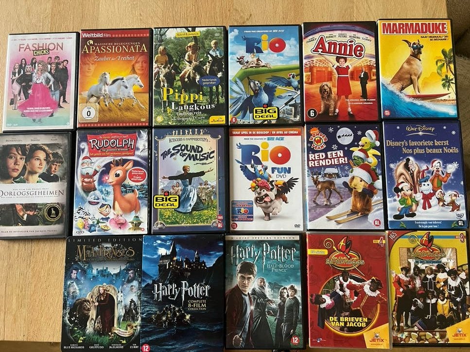 Diverse DVD's - Kinderfilms, series en hoezen, Gebruikt, Alle leeftijden, Nederlands, Ophalen of Verzenden