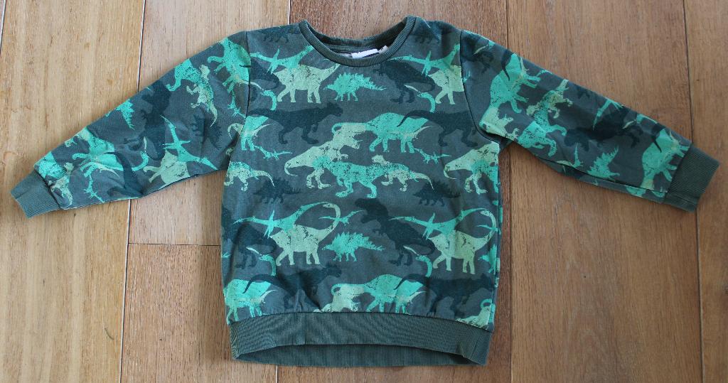 Dino sweater van Name It 98, Kinderen en Baby's, Kinderkleding | Maat 98, Gebruikt, Trui of Vest, Ophalen of Verzenden, Jongen