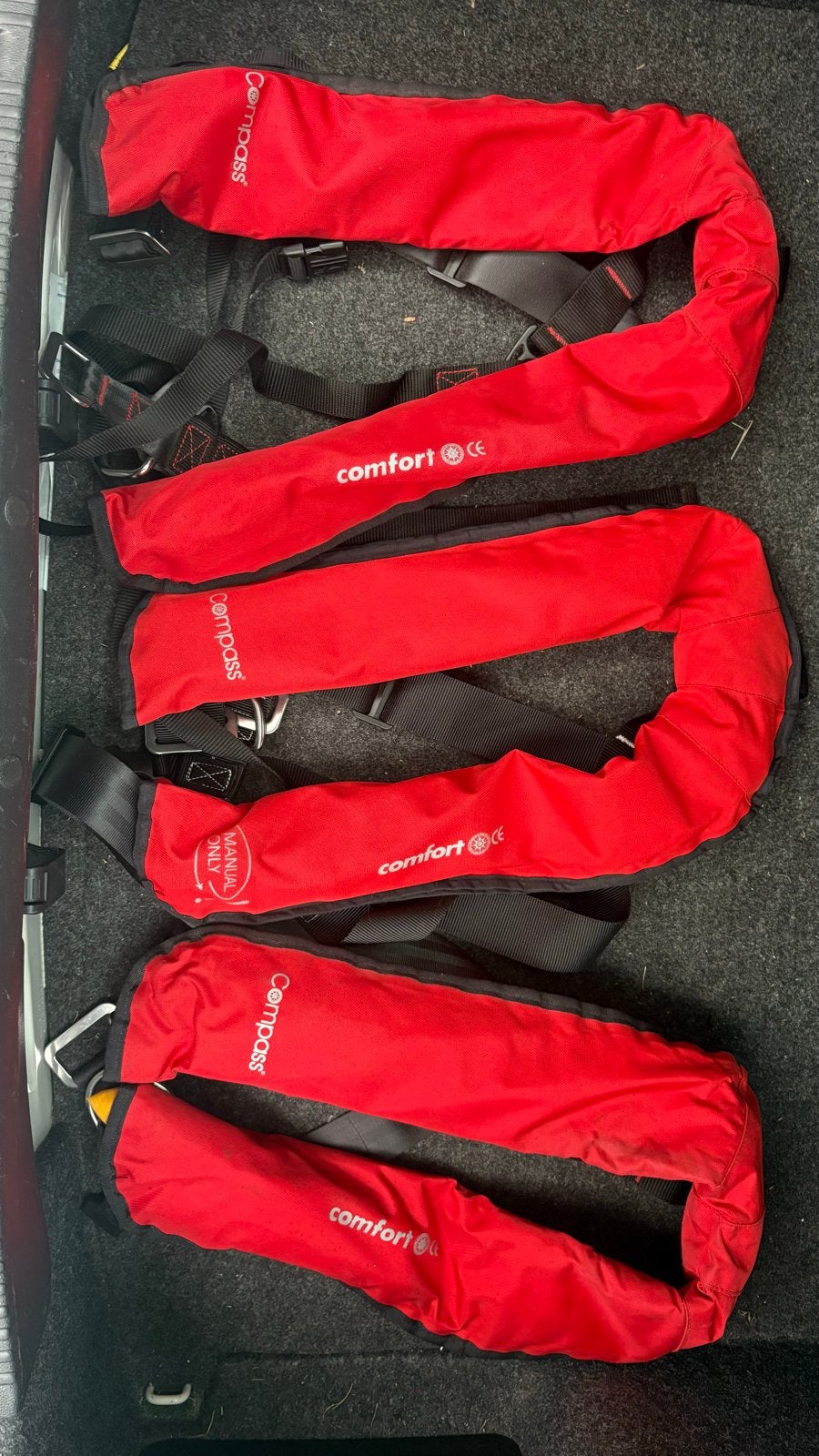 3x Compass Comfort reddingsvesten, Watersport en Boten, Ophalen of Verzenden, Zo goed als nieuw, Overige typen