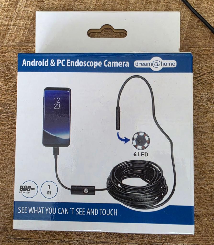 Android & PC Endoscoop Camera - 1 meter, Ophalen of Verzenden, Nieuw